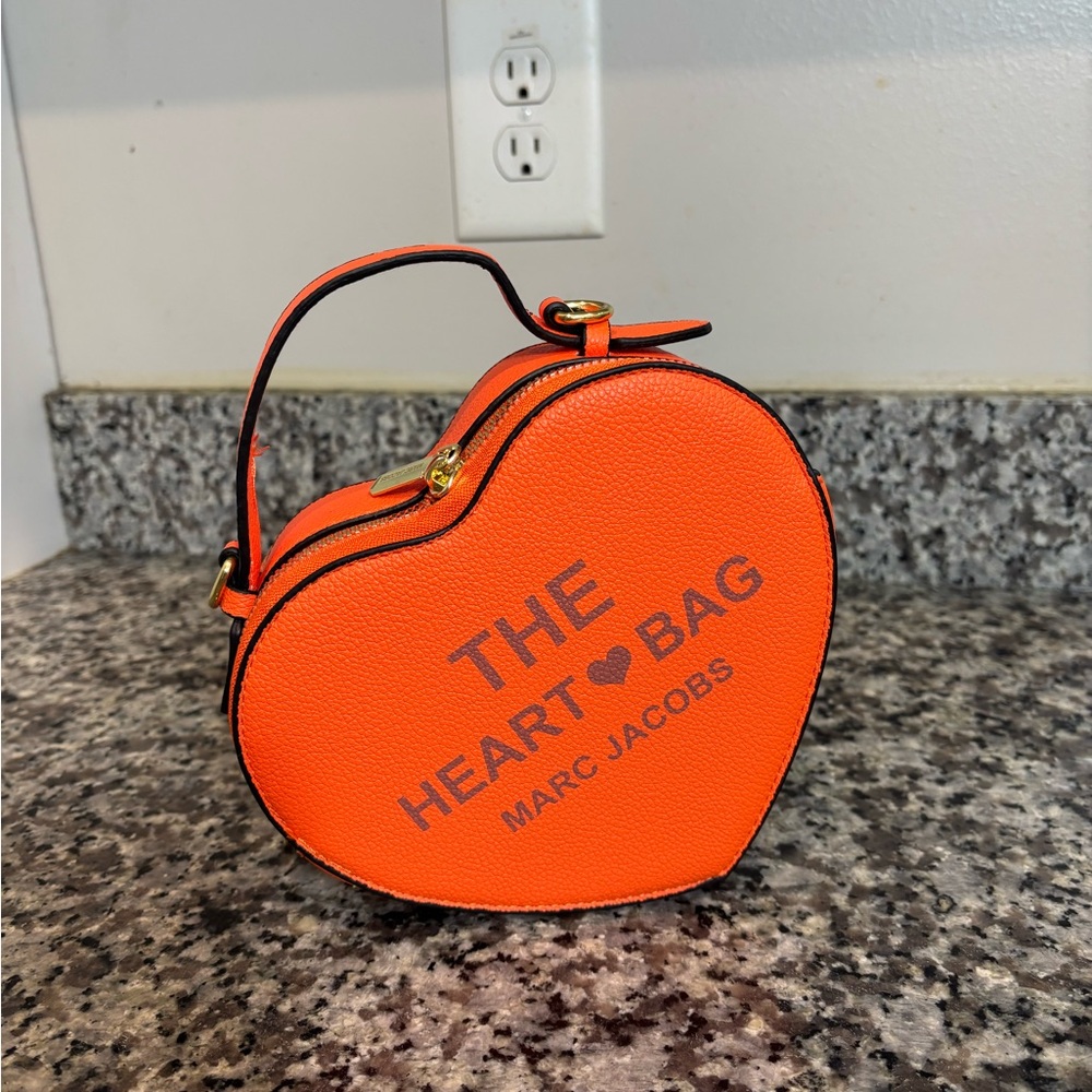 Marc Jacobs Orange Heart Bag